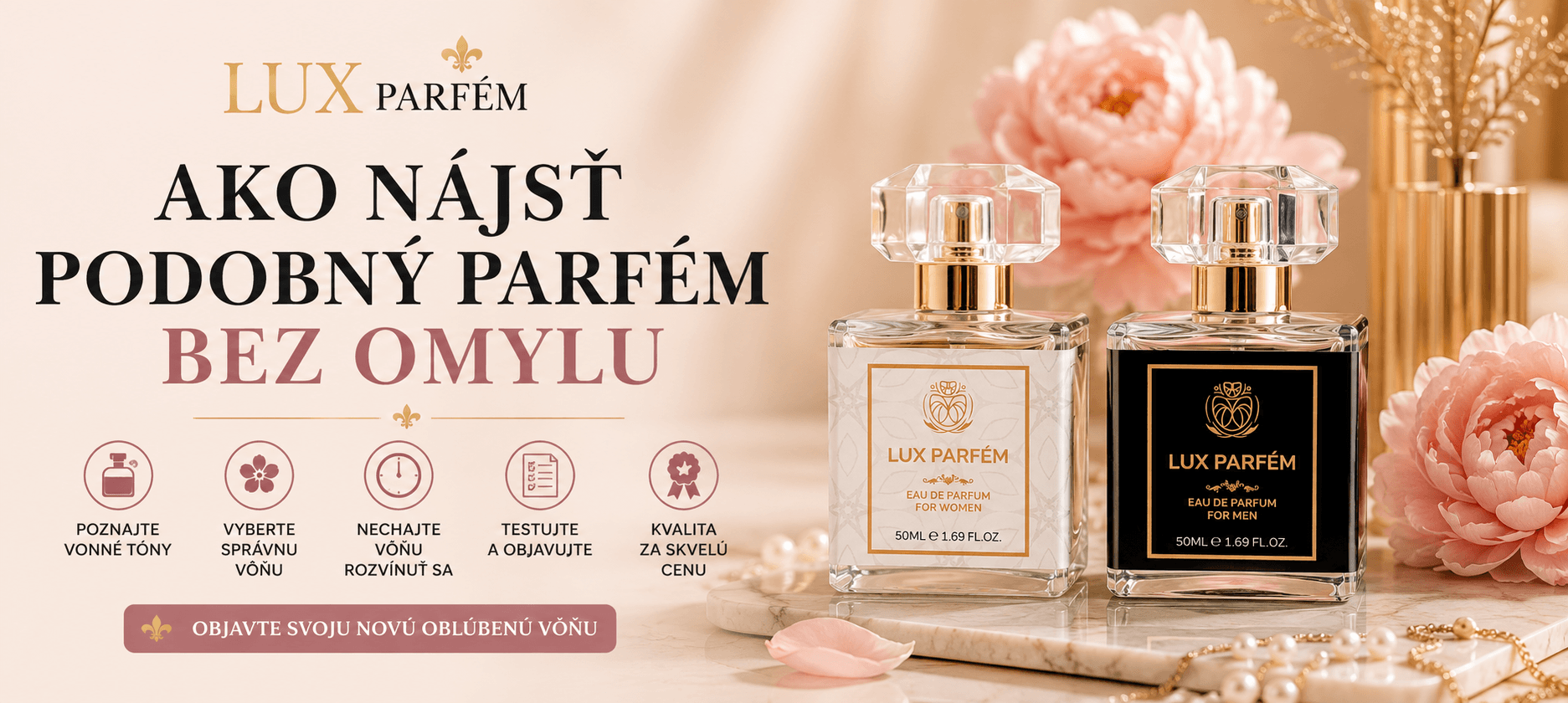 Ako nájsť podobný parfém bez omylu | Sprievodca od LUX PARFÉM